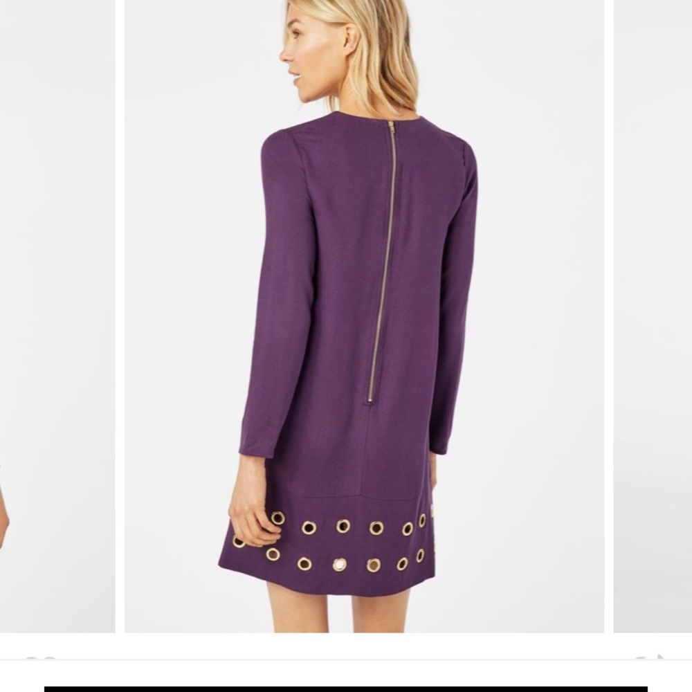 Just Fab Plum Dress